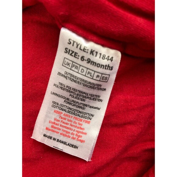 Lily & jack 6-9 M red and blue tractor puffer snowsuit - Picture 4 of 7